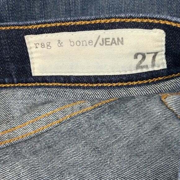 Rag & Bone ‘The Dre’ Straight Leg Jeans – Dark Wash Denim, Size 27 - Picture 10 of 14